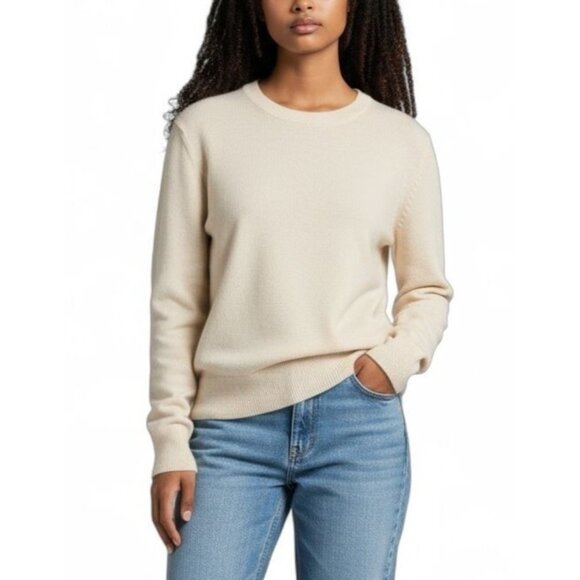 White + Warren Essentials Cashmere Sweater Crewneck Pullover - Picture 1 of 11